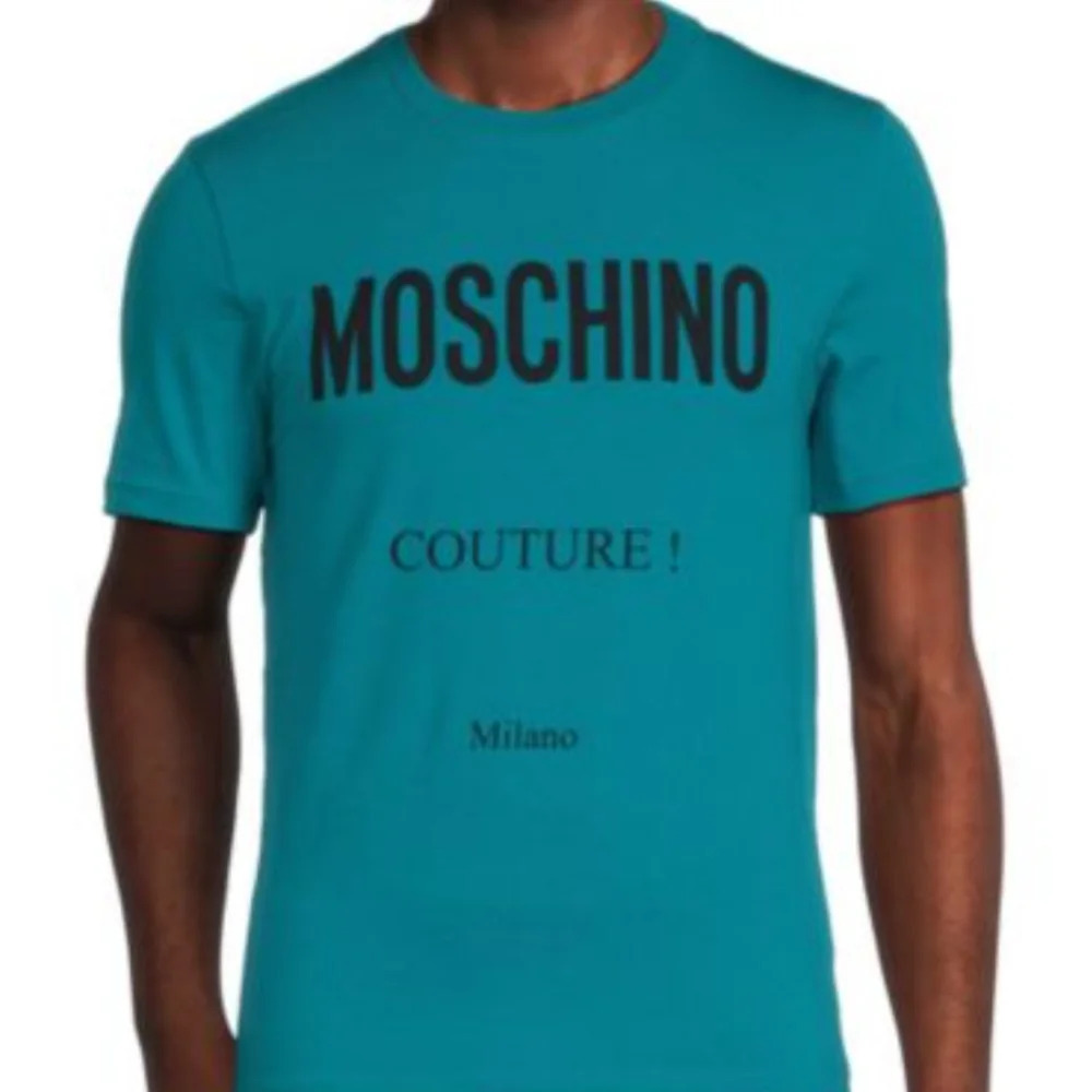 Moschino Teal Short Sleeve Tee US L